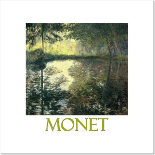 The Pond at Montgeron by Claude Monet Posters and Art